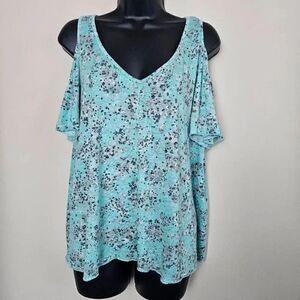 Torrid Cold Shoulder Blouse